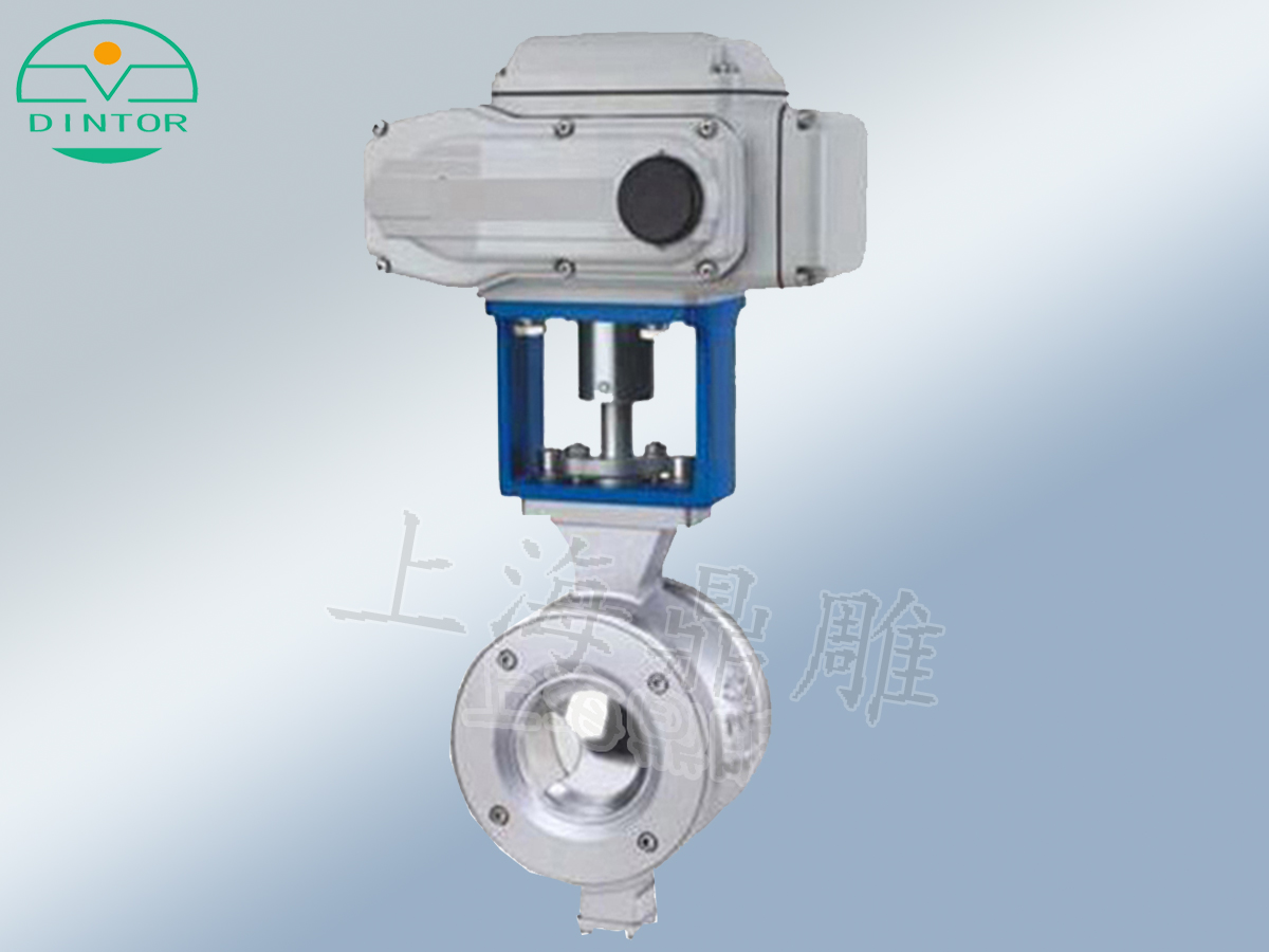 電動V型調節球閥